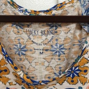 Lucky Brand Tops - Lucky Brand Colorful Boho Tee Size M Lucky Brand Tops - Lucky Brand Colorful Boho Tee Size M